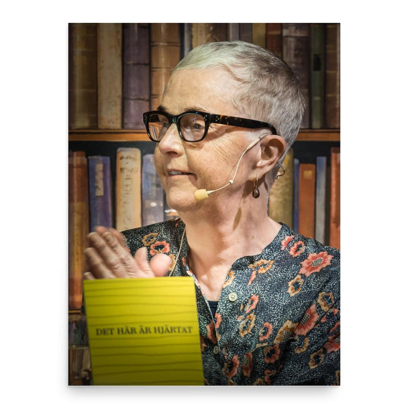 Bodil Malmsten poster print, in size 18x24 inches.