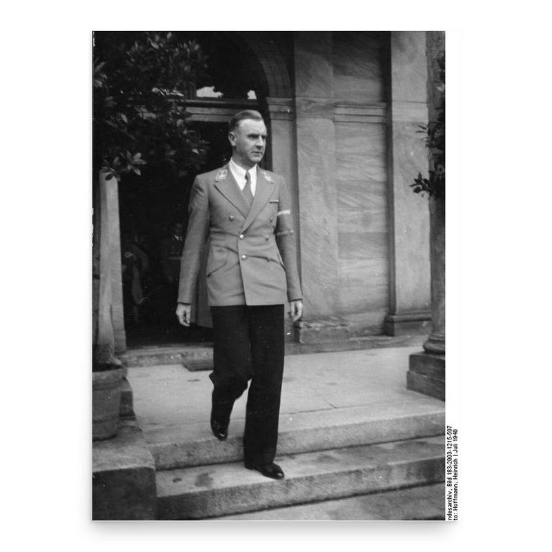 Bodo Lafferentz poster print, in size 18x24 inches.