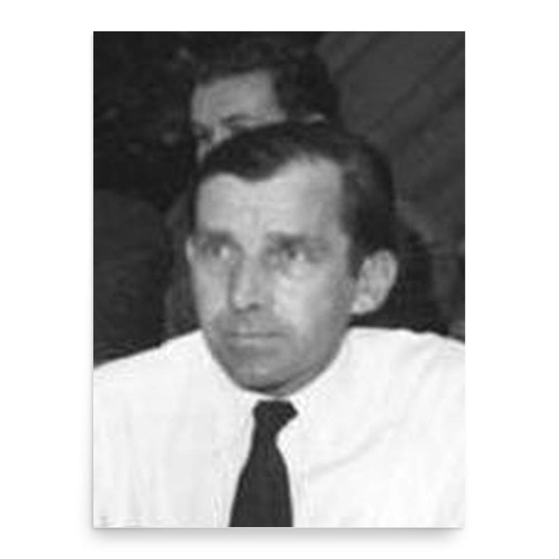 Bodo Uhse poster print, in size 18x24 inches.