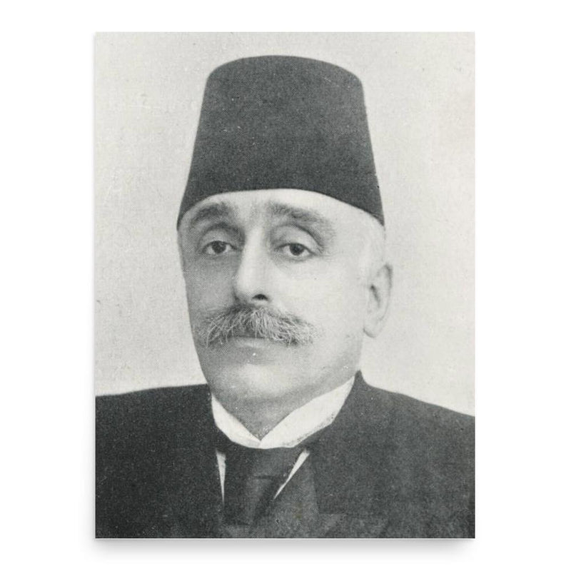 Boghos Nubar poster print, in size 18x24 inches.