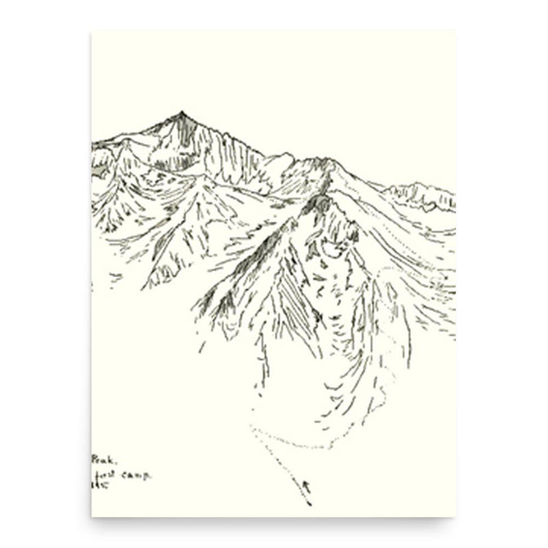 Bolton Brown poster print, in size 18x24 inches.