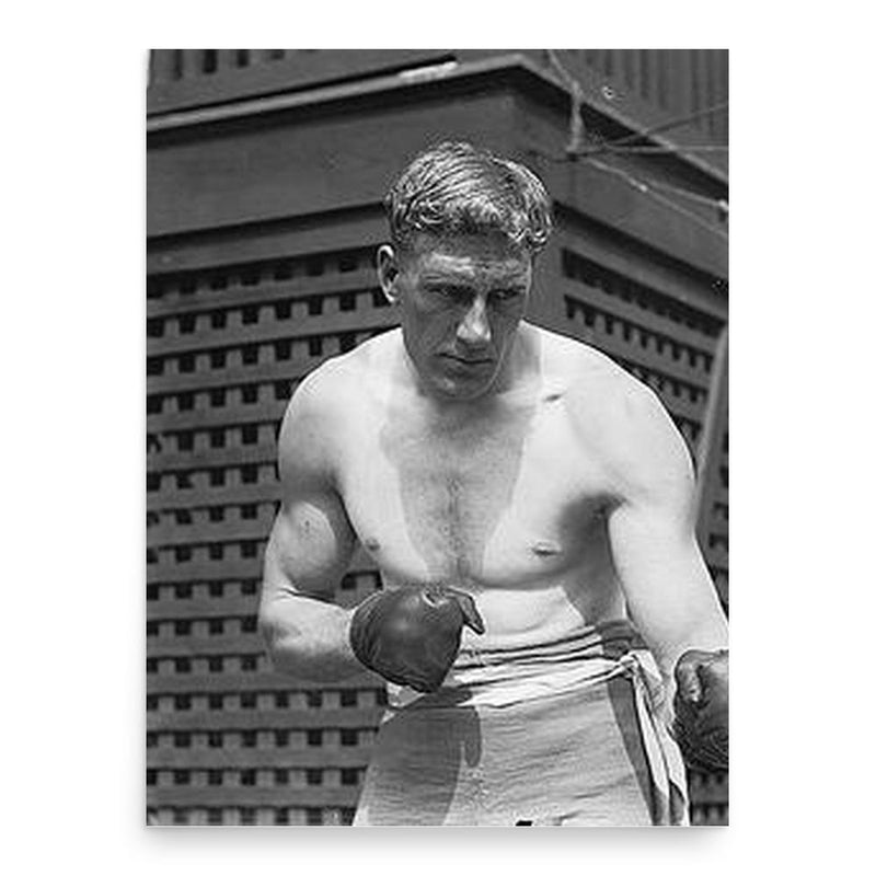 Bombardier Billy Wells poster print, in size 18x24 inches.