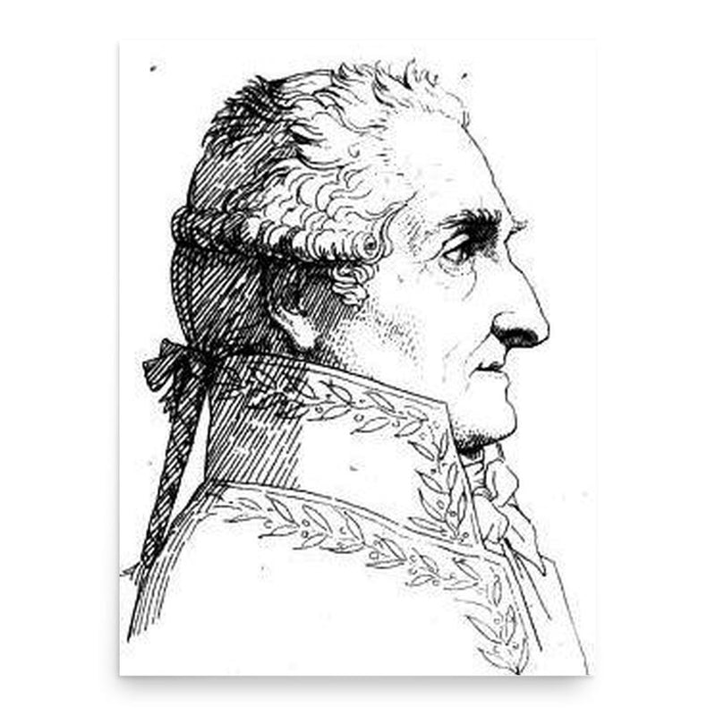 Bon-Joseph Dacier poster print, in size 18x24 inches.