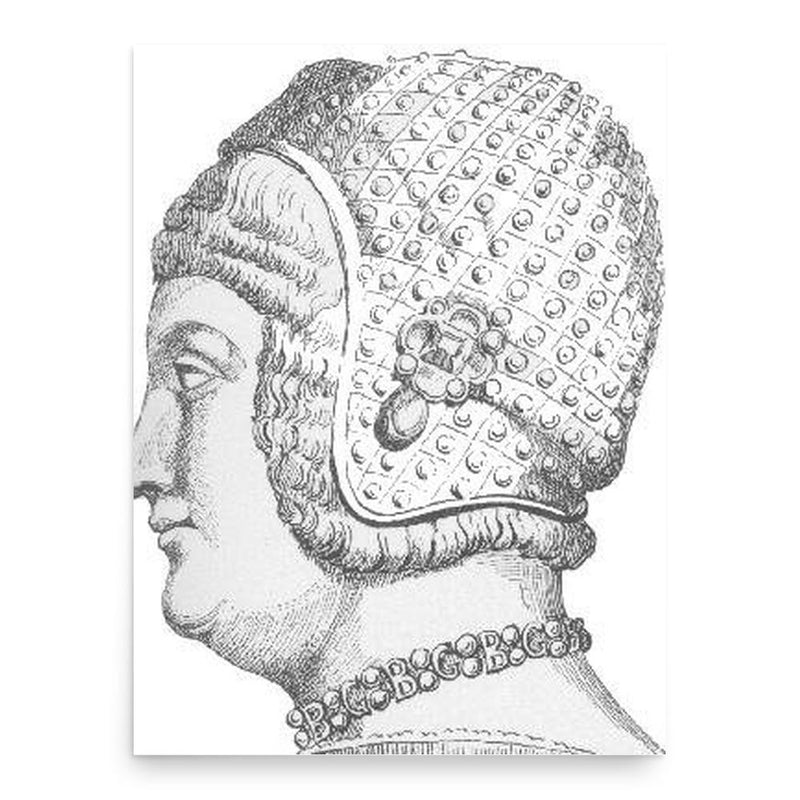 Bona of Savoy poster print, in size 18x24 inches.