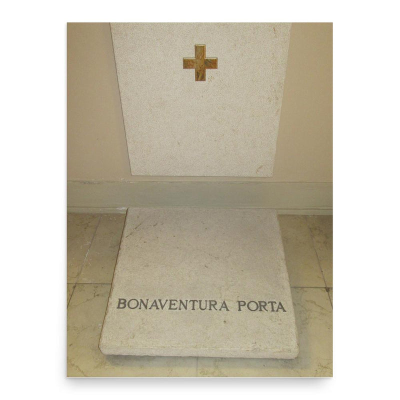 Bonaventura Porta poster print, in size 18x24 inches.
