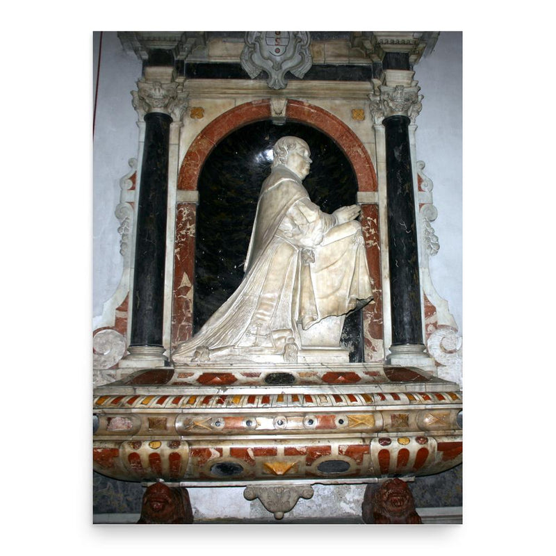 Bonaventura Secusio poster print, in size 18x24 inches.