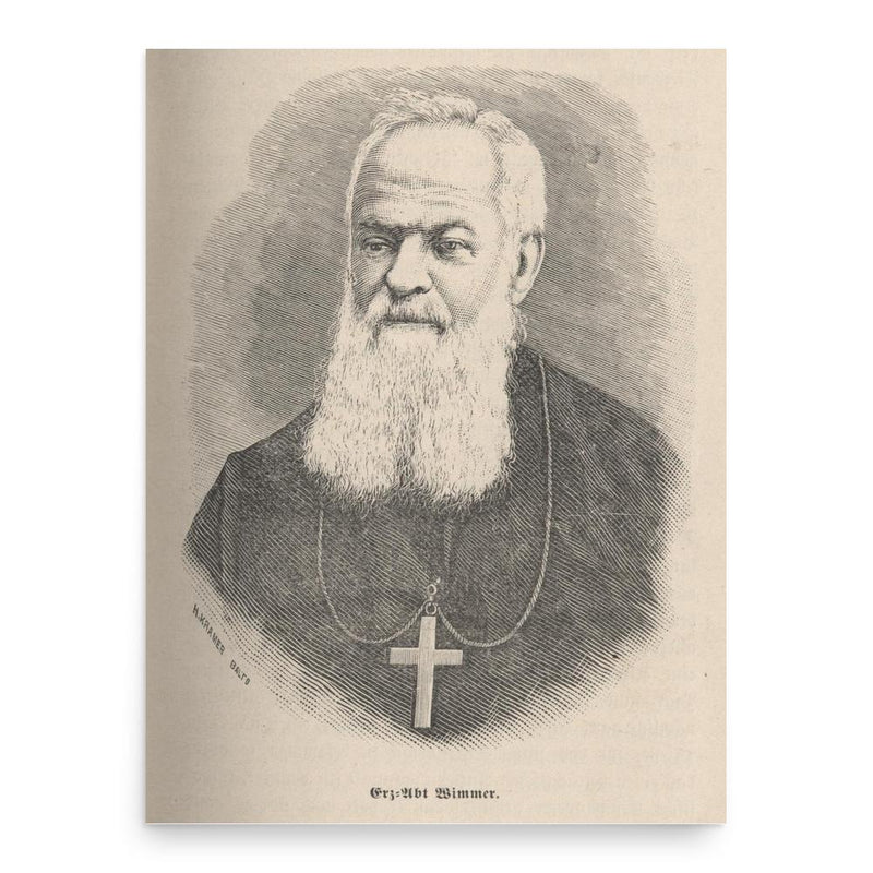 Boniface Wimmer poster print, in size 18x24 inches.