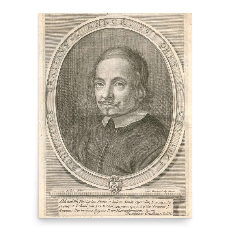 Bonifazio Graziani poster print, in size 18x24 inches.