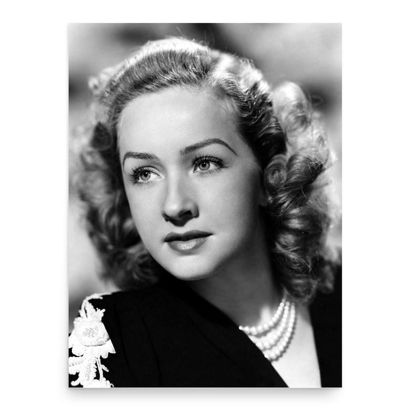 Bonita Granville poster print, in size 18x24 inches.