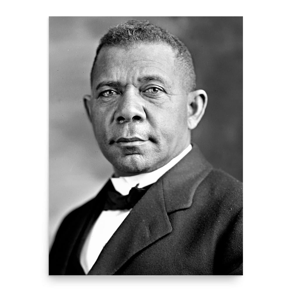 Booker T. Washington poster print, in size 18x24 inches.