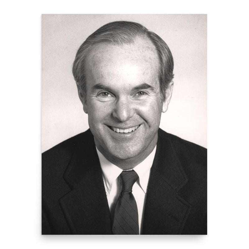 Booth Gardner poster print, in size 18x24 inches.