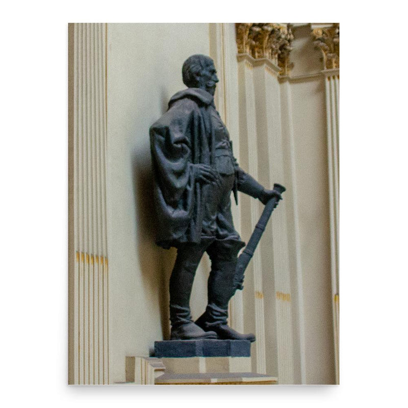 Borba Gato poster print, in size 18x24 inches.