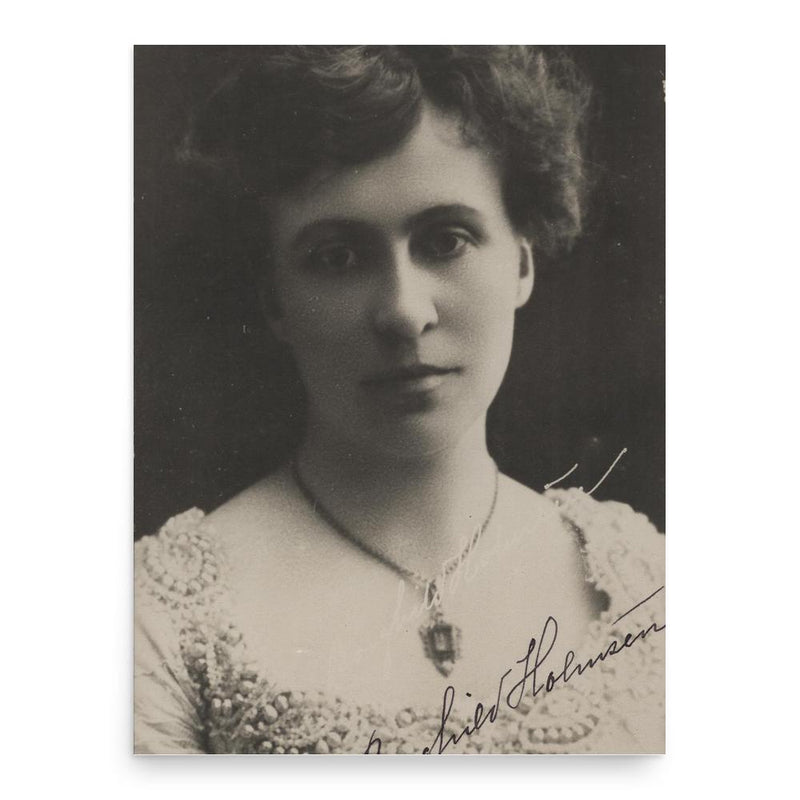 Borghild Holmsen poster print, in size 18x24 inches.