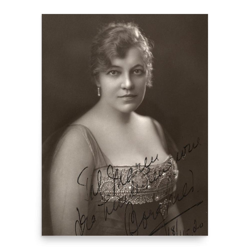 Borghild Langaard poster print, in size 18x24 inches.