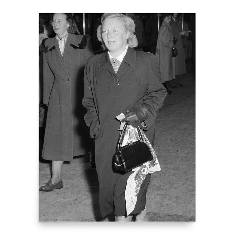 Borghild Niskin poster print, in size 18x24 inches.