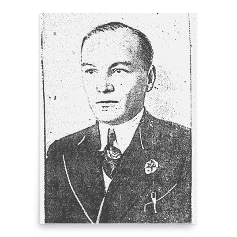 Boris Balinsky poster print, in size 18x24 inches.