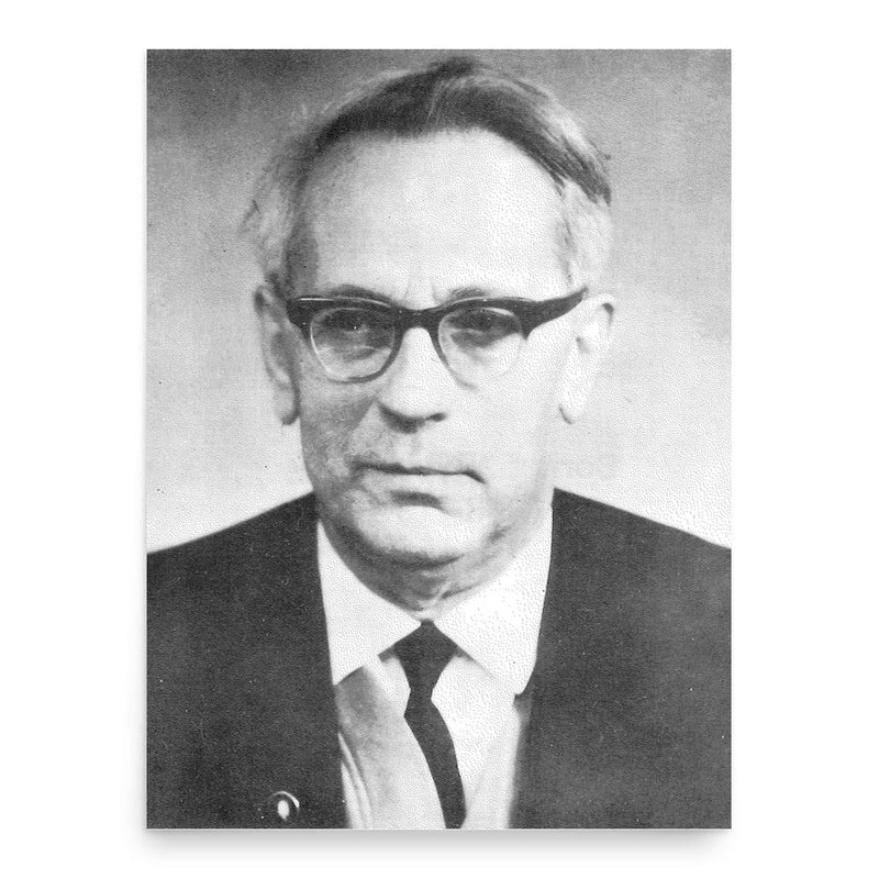 Boris Bychowsky poster print, in size 18x24 inches.