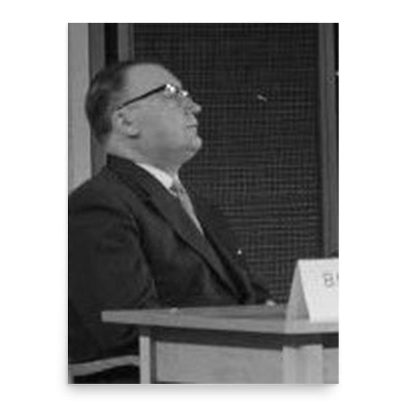 Boris Meissner poster print, in size 18x24 inches.