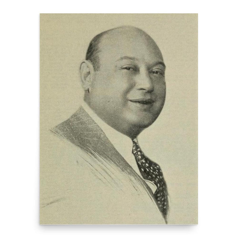 Boris Morros poster print, in size 18x24 inches.