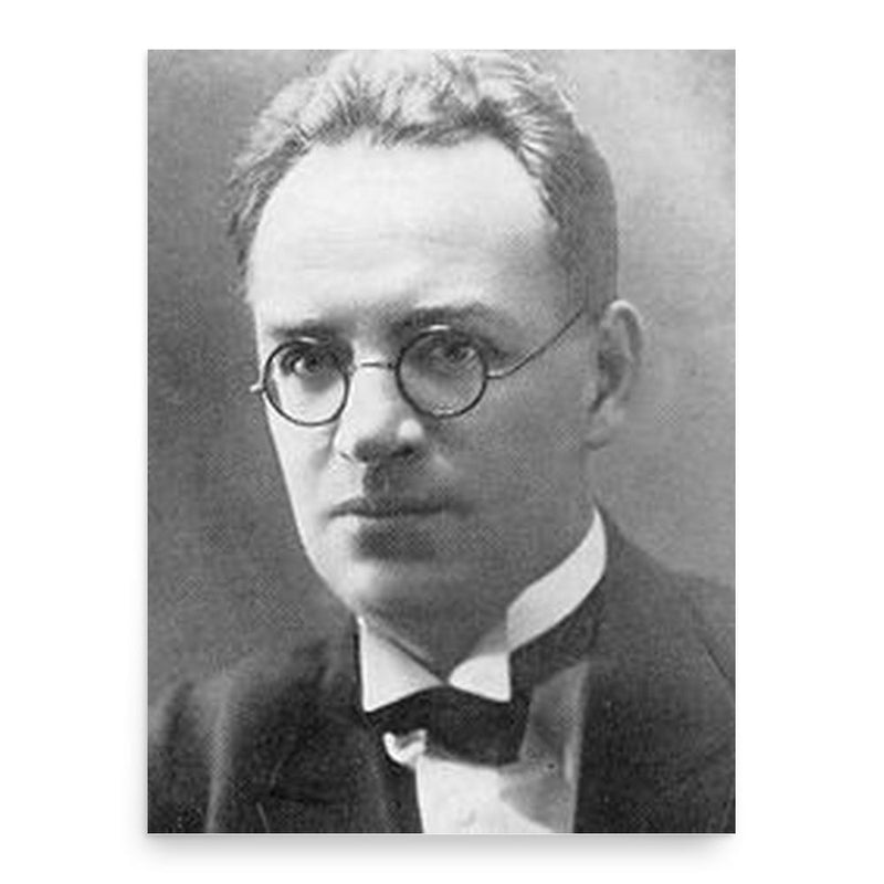 Boris Pilnyak poster print, in size 18x24 inches.