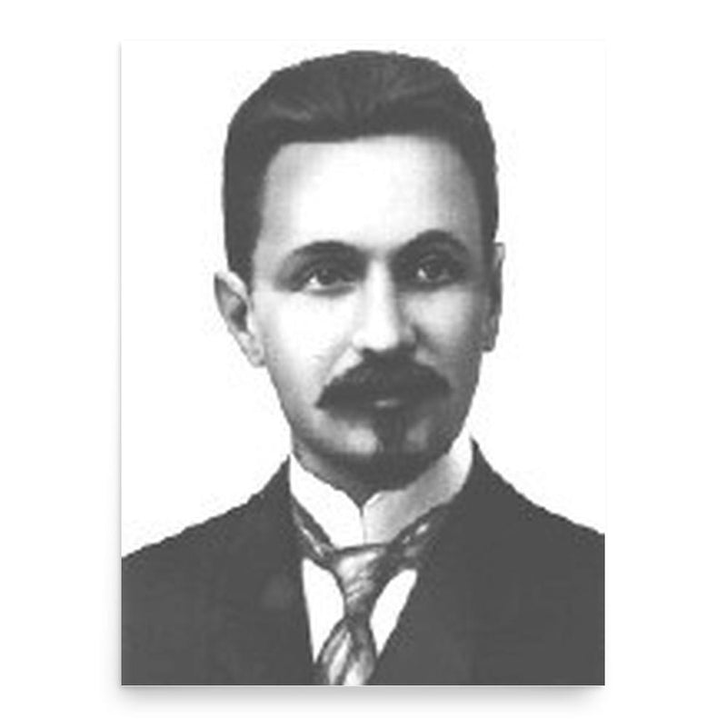 Boris Rosing poster print, in size 18x24 inches.