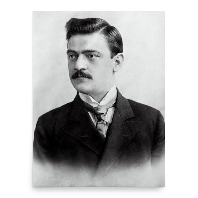 Boris Sarafov poster print, in size 18x24 inches.