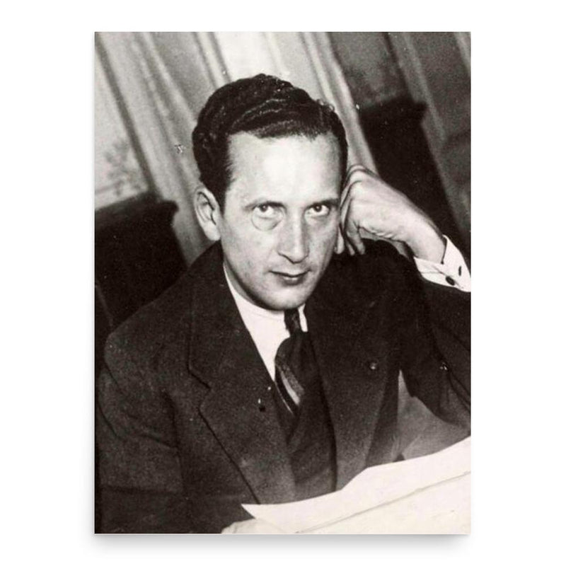 Boris Skossyreff poster print, in size 18x24 inches.