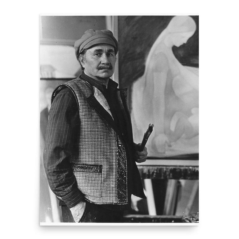 Boris Stepanovich Lukoshkov poster print, in size 18x24 inches.