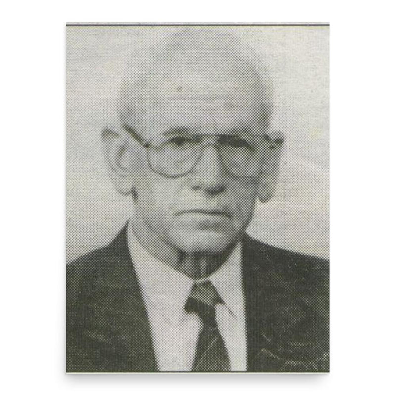 Borko Temelkovski poster print, in size 18x24 inches.