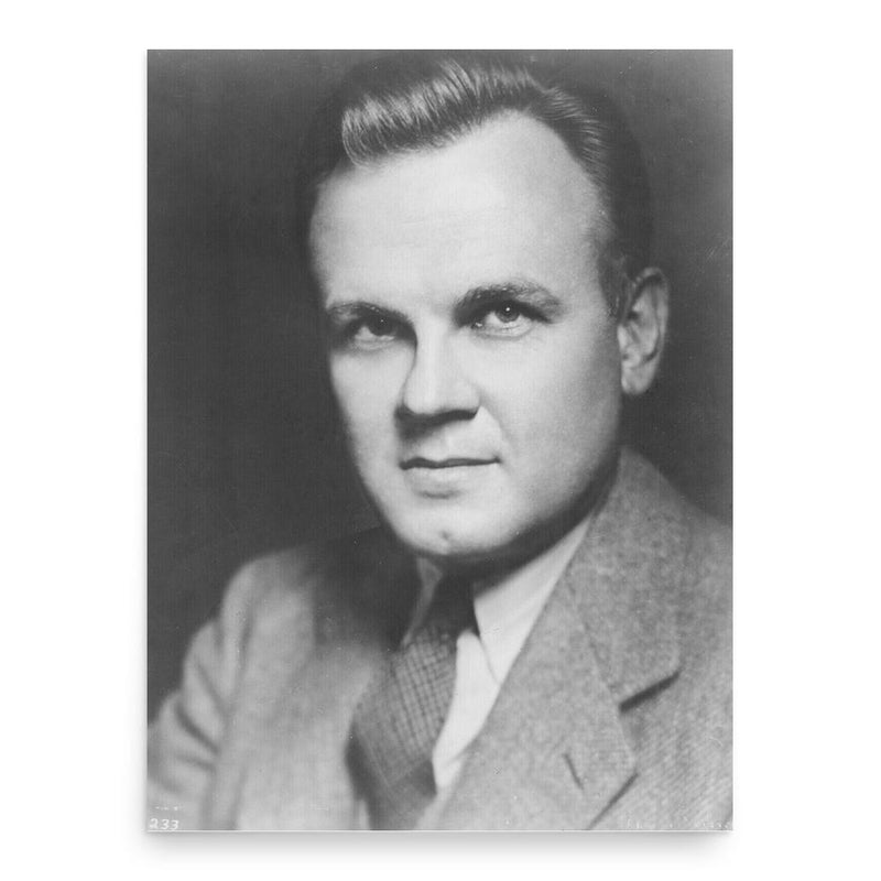 Bosley Crowther poster print, in size 18x24 inches.