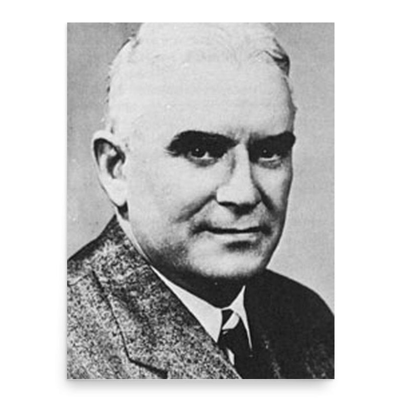 Boss Johnson poster print, in size 18x24 inches.