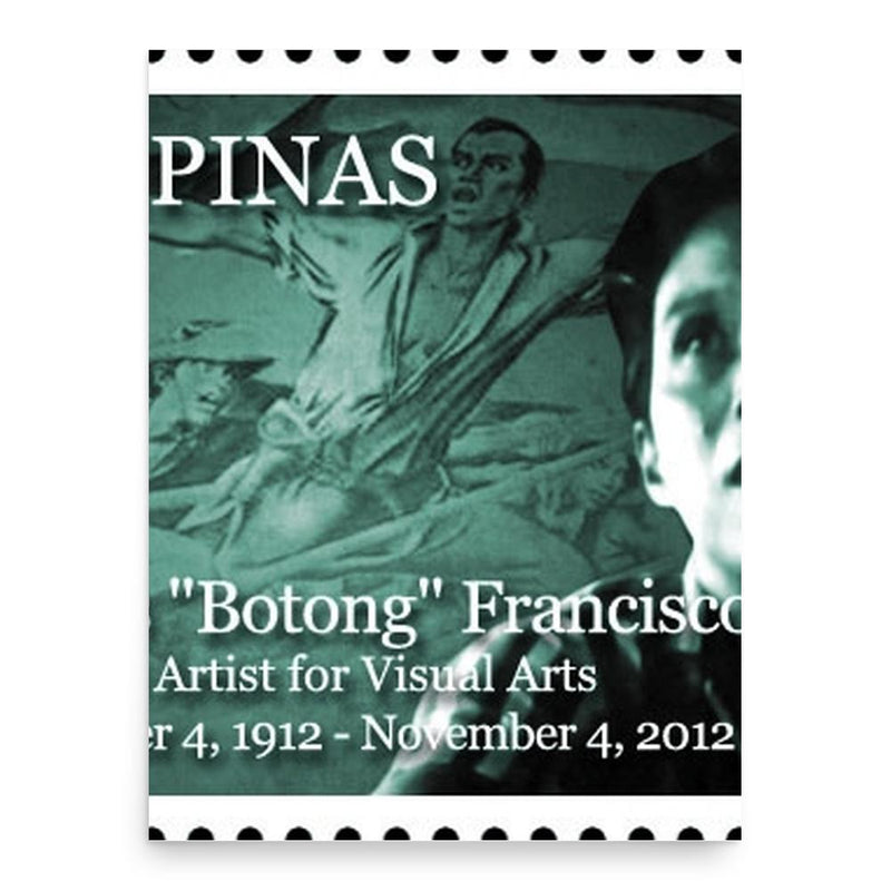 Botong Francisco poster print, in size 18x24 inches.