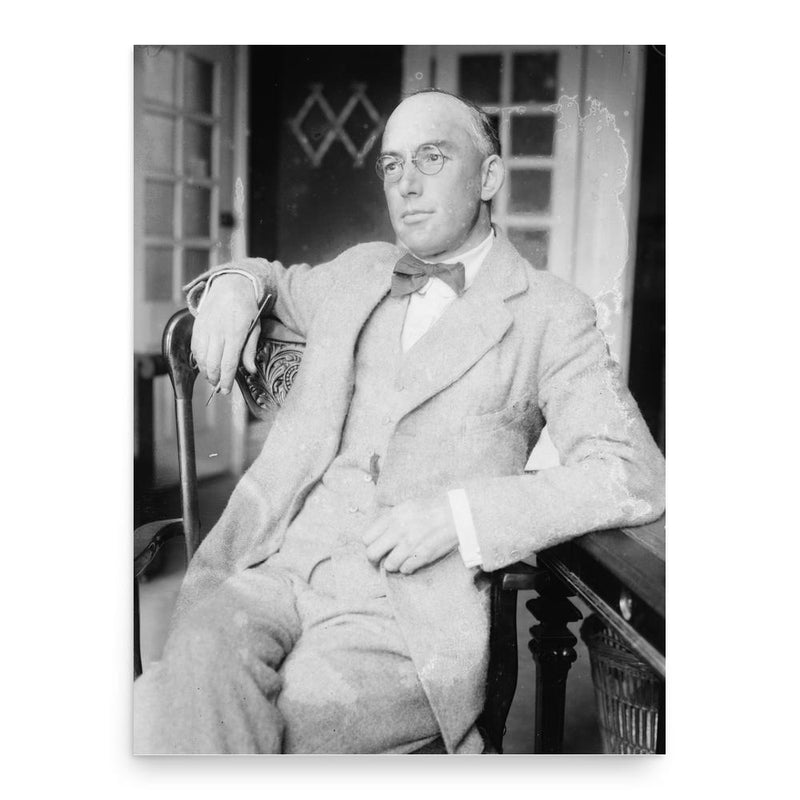 Bouck White poster print, in size 18x24 inches.