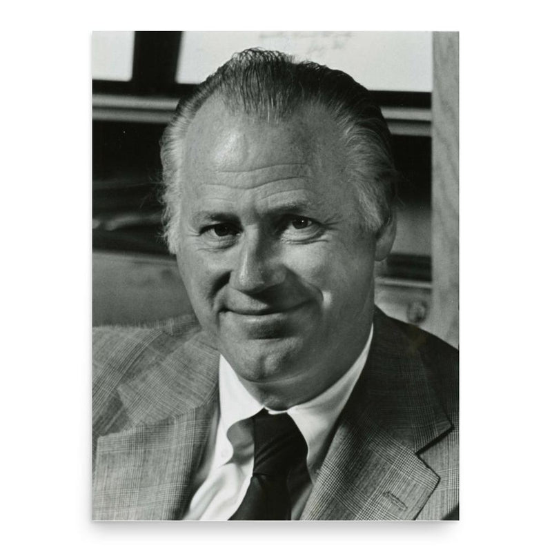 Bowie Kuhn poster print, in size 18x24 inches.