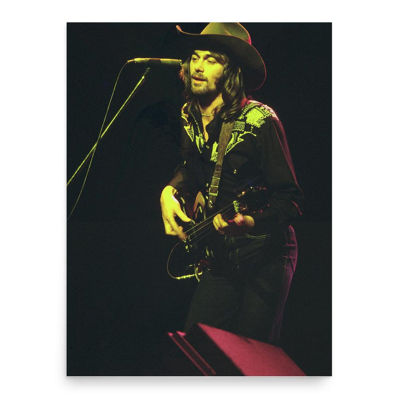 Boz Burrell poster print, in size 18x24 inches.