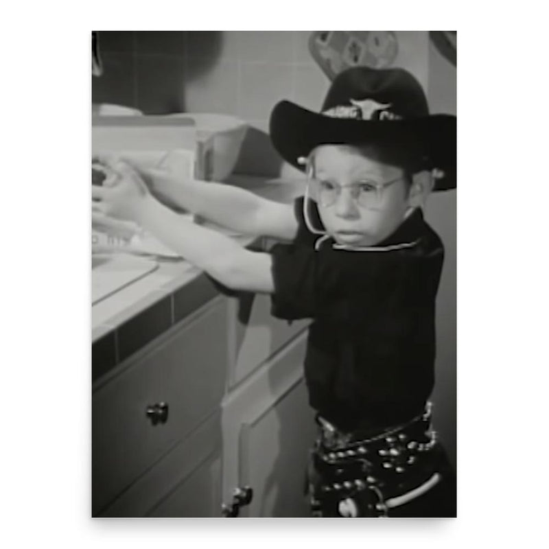 Brad Morrow poster print, in size 18x24 inches.