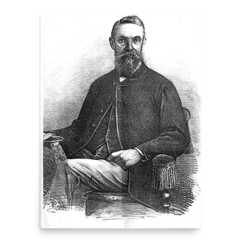 Bradford Leslie poster print, in size 18x24 inches.