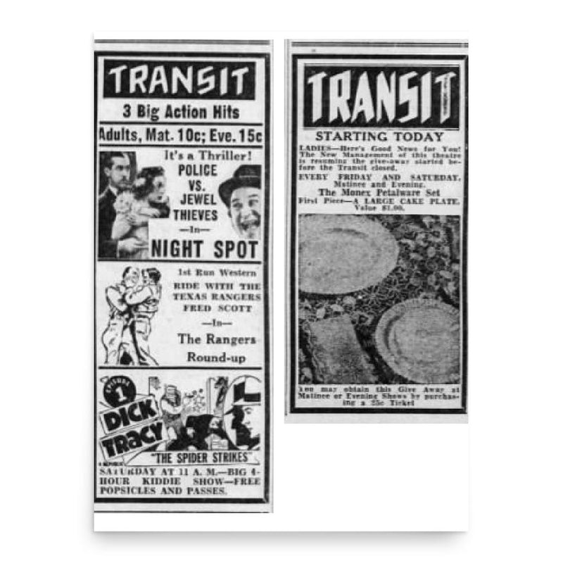 Bradley Page poster print, in size 18x24 inches.