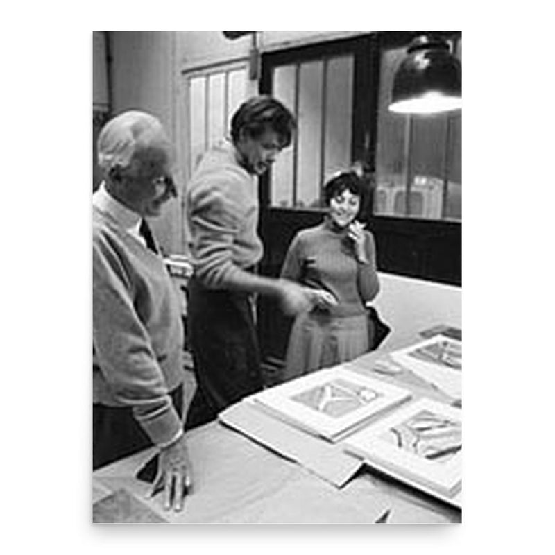 Bram van Velde poster print, in size 18x24 inches.