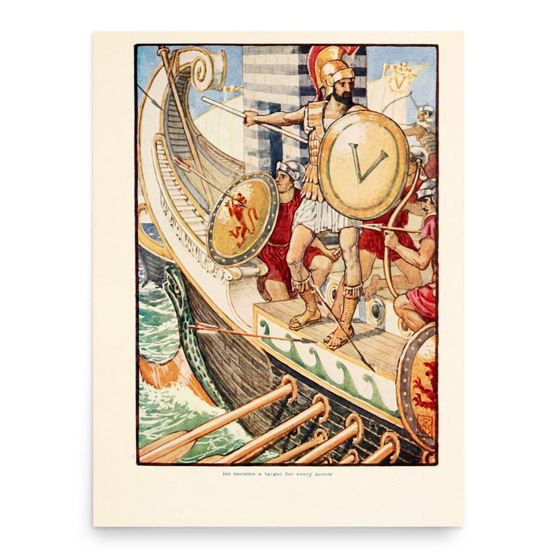 Brasidas poster print, in size 18x24 inches.