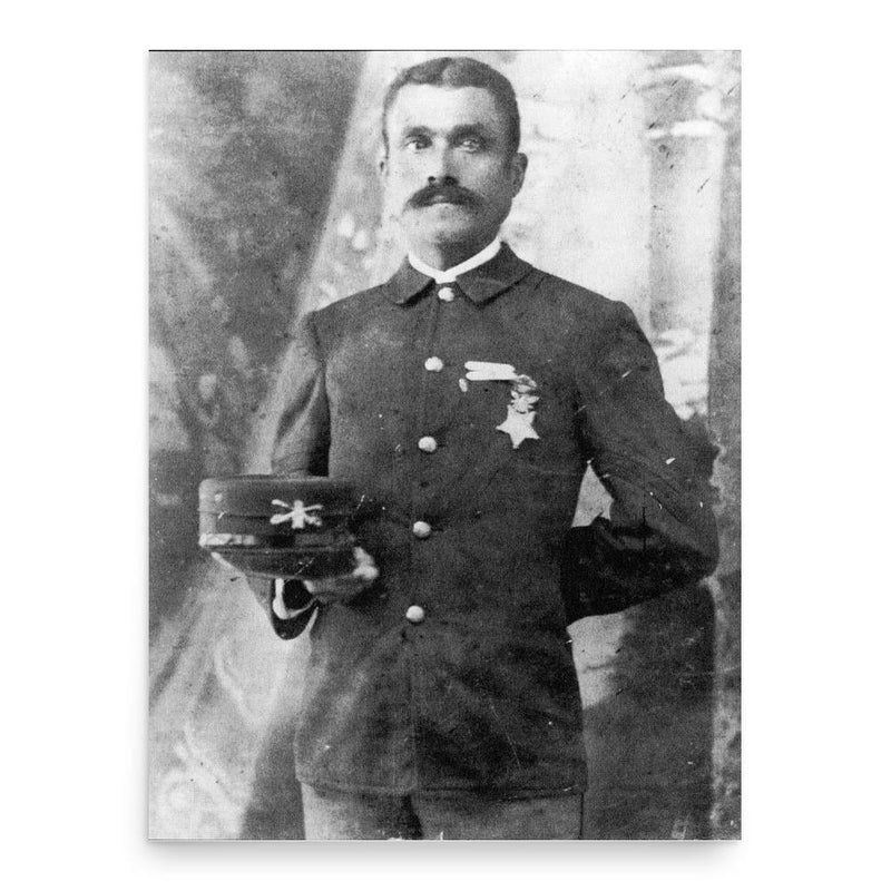 Brent Woods poster print, in size 18x24 inches.