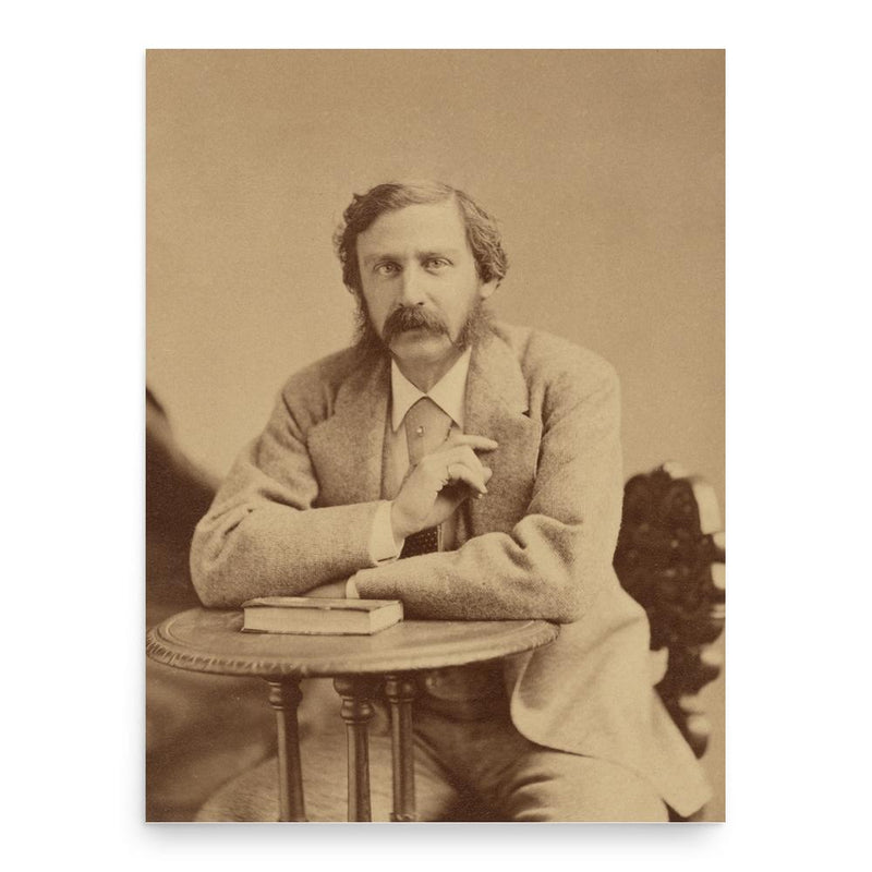 Bret Harte poster print, in size 18x24 inches.