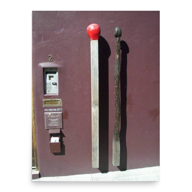 Brett Whiteley poster print, in size 18x24 inches.