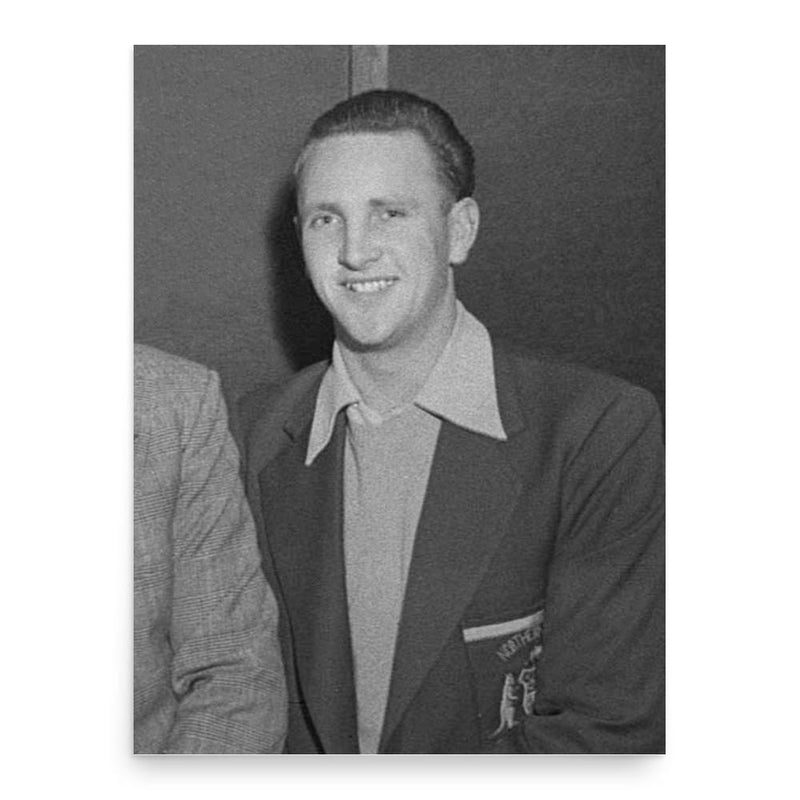 Brian Carlson poster print, in size 18x24 inches.