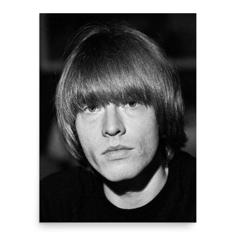Brian Jones poster print, in size 18x24 inches.