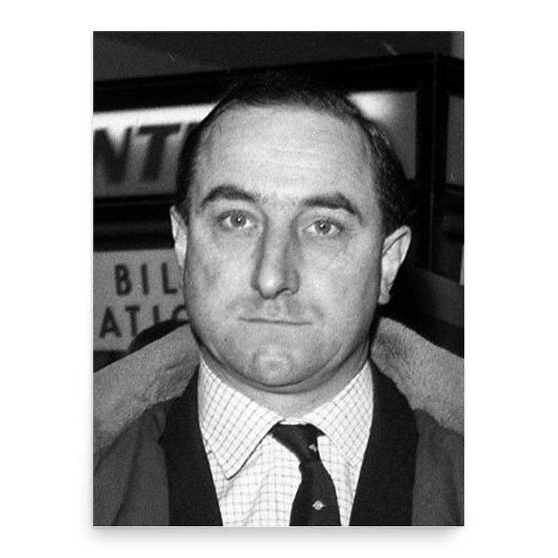 Brian Trubshaw poster print, in size 18x24 inches.