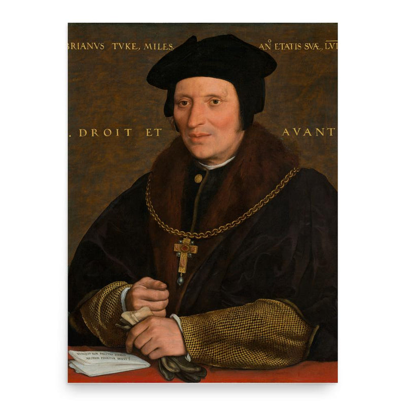 Brian Tuke poster print, in size 18x24 inches.