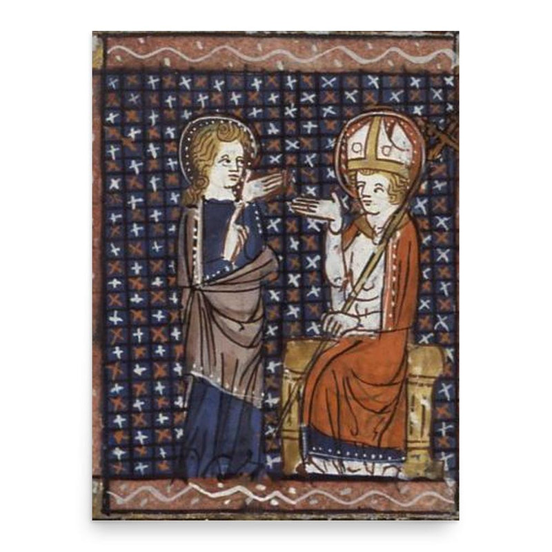 Brice of Tours poster print, in size 18x24 inches.