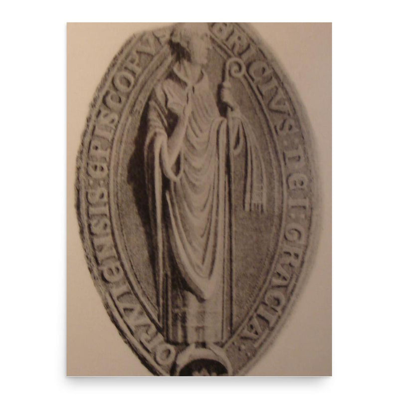 Bricius de Douglas poster print, in size 18x24 inches.