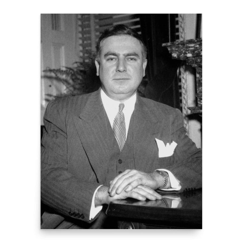 Brien McMahon poster print, in size 18x24 inches.